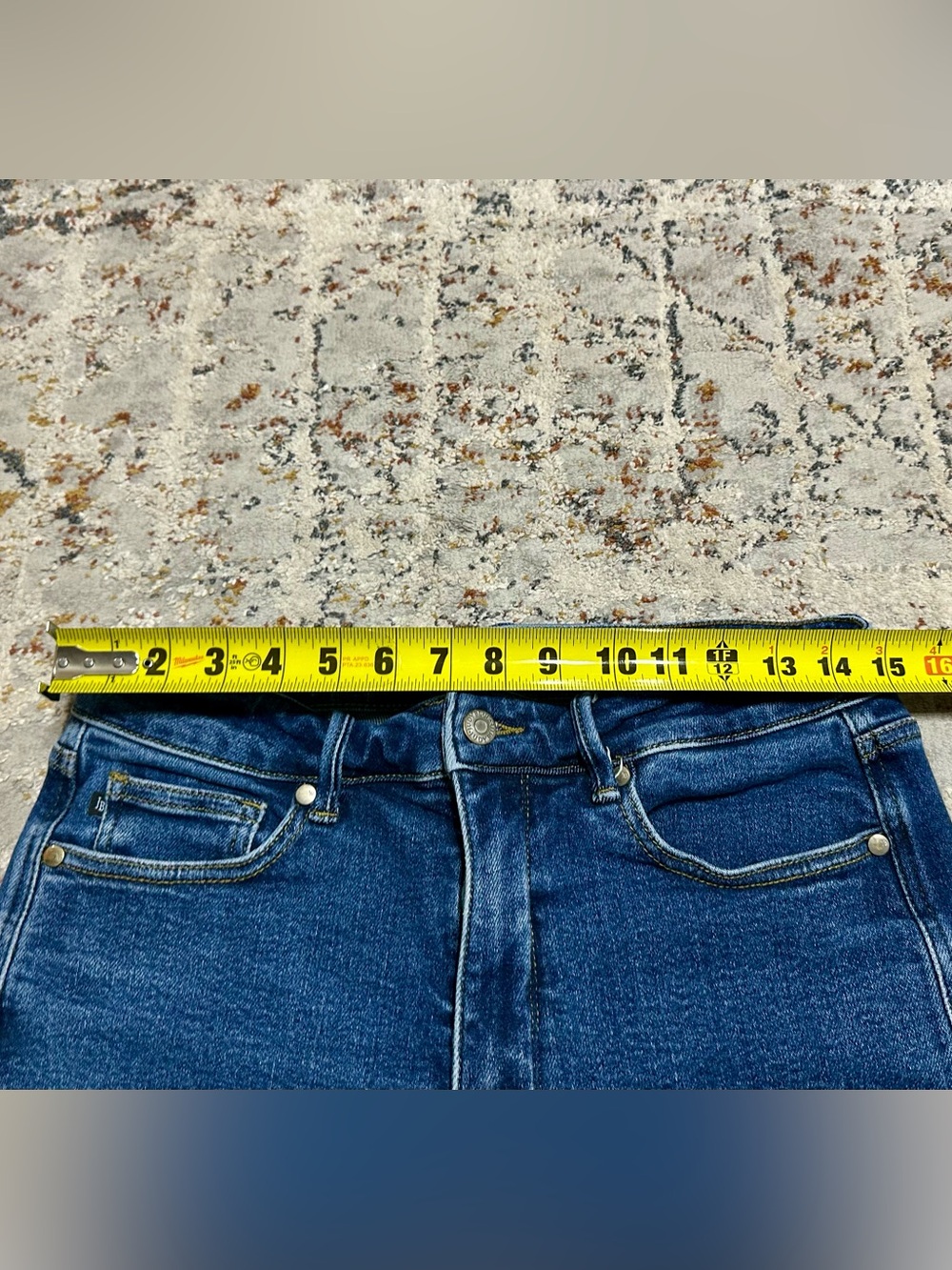 Judy blue High Rise Tummy Control Straight leg jeans size 11/30 - Picture 7 of 10